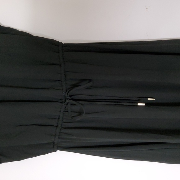 Ann Taylor Drawstring waist Black Dress Size XSP - Picture 3 of 7